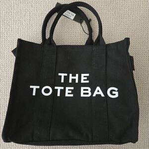 NWT Black The Tote Bag Canvas Bag